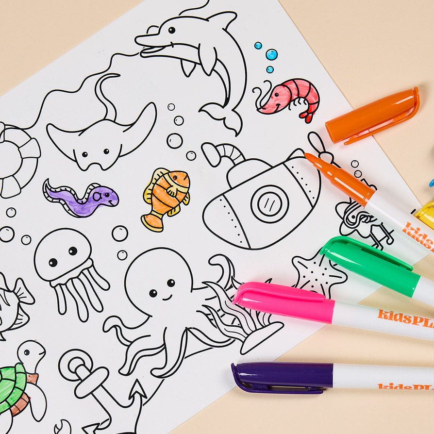 Reusable Colouring Mats